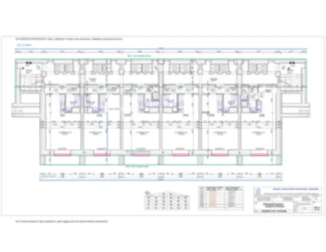 Anonymized, reduced-resolution basement plan used to extract the footprint and dimension controls